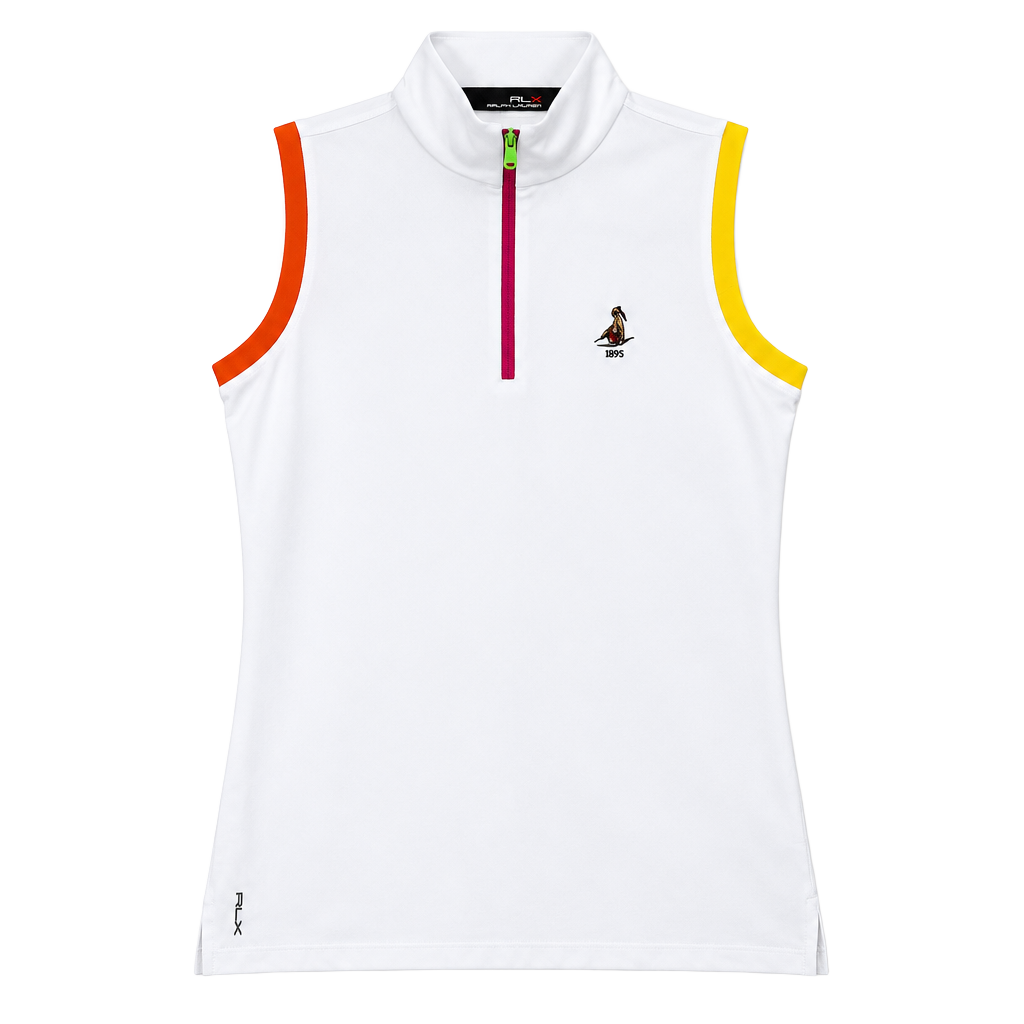 RLX Ralph Lauren Tri-Colored Wh Women Golf 1/4 Zip 1