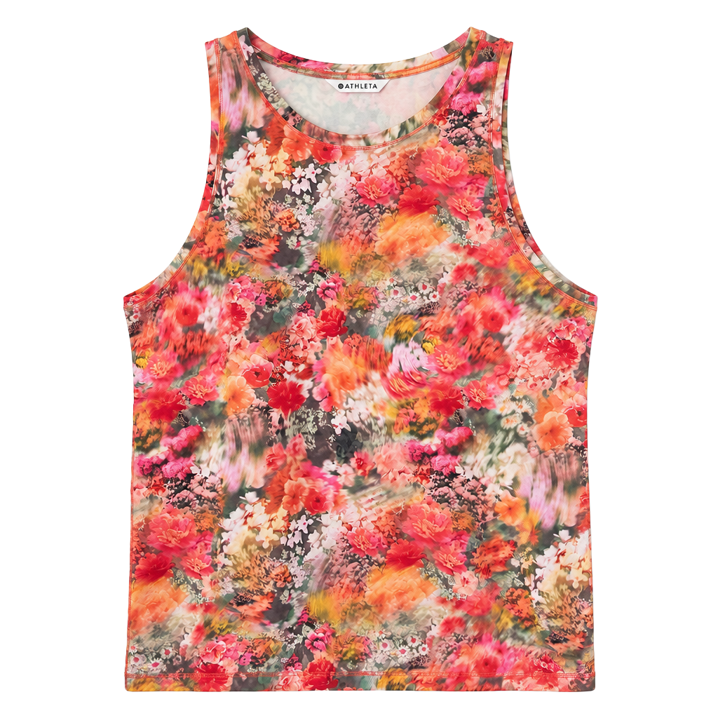 Athleta Refined Zephyr Tank Size XL Renewed Bloom Floral 1
