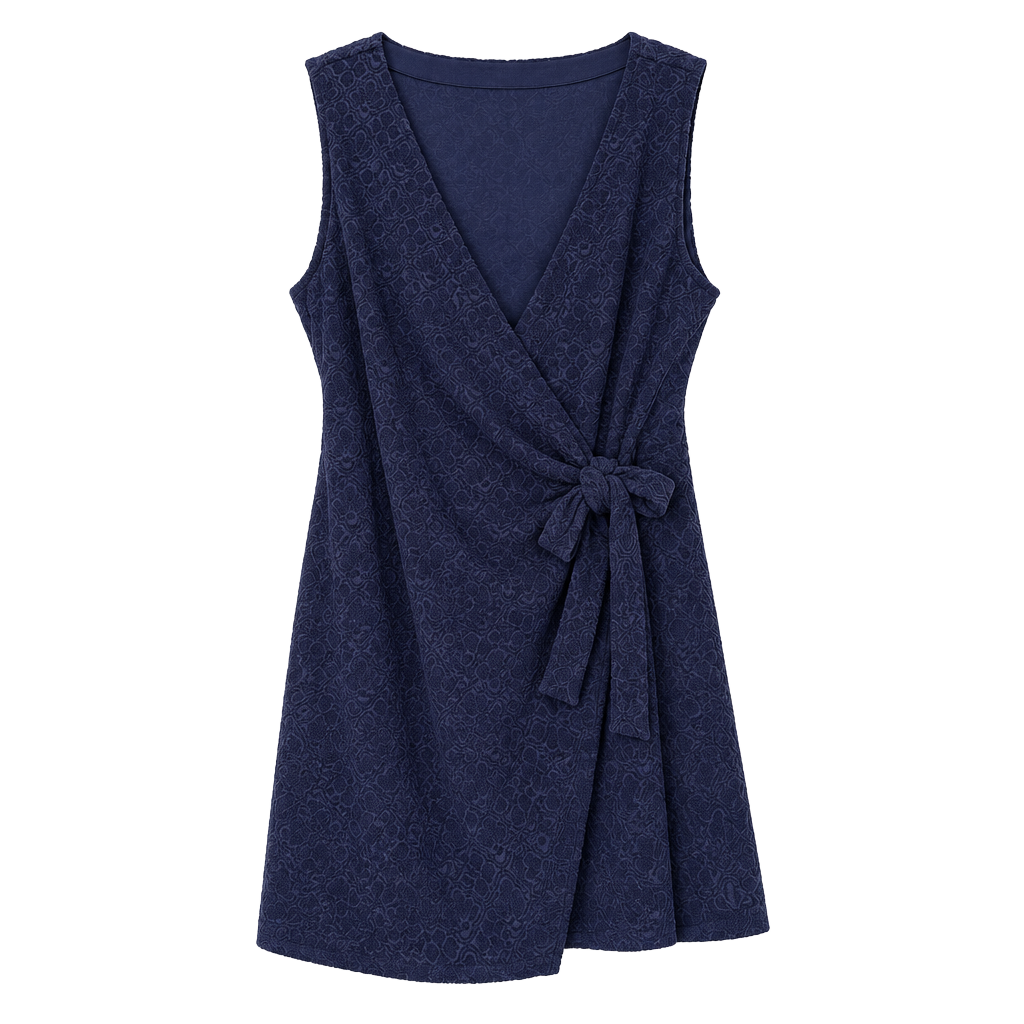 Tommy Bahama Size XL Navy Blue Dress 1