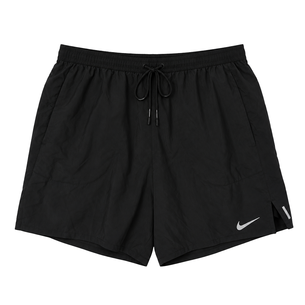 Nike Dri-Fit Men's Standard Fit 5" Length Running Black Shorts Size XXL 1