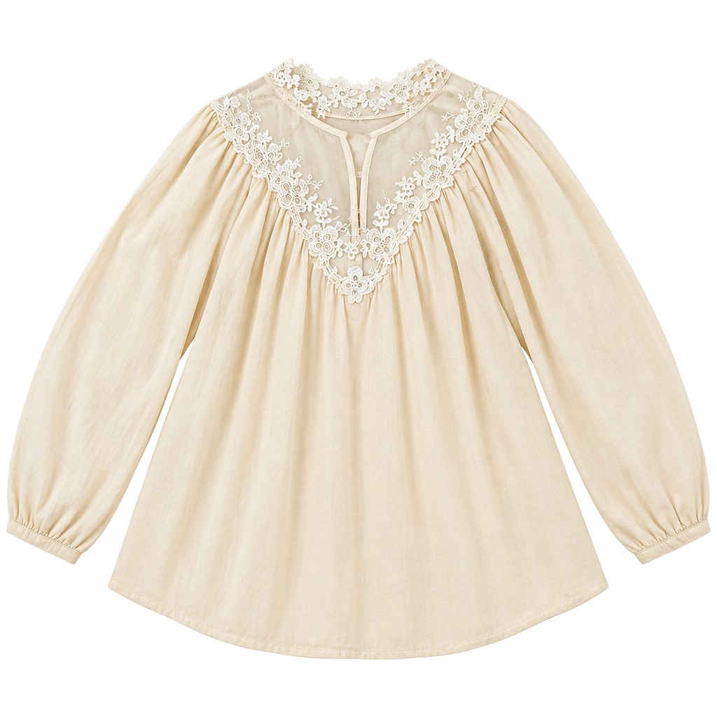 Love 21 Lace Detail Blouse size L 1