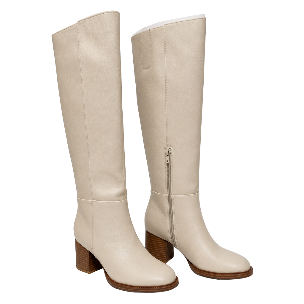 ZODIAC Women's Riona Block Heel Tall Boot Birch 5 | Knee-High 1