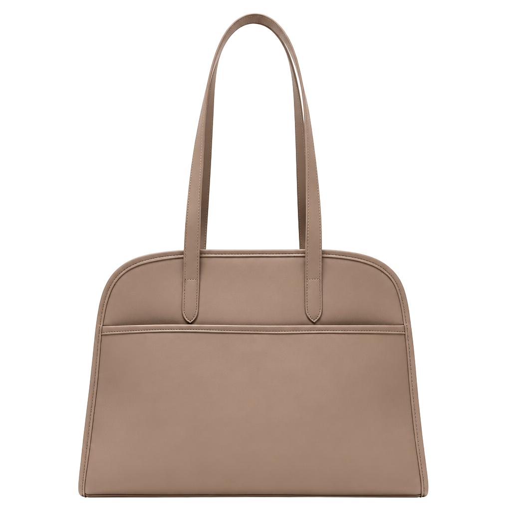 Peech Tote Bag for Women 15.6 Inch, for laptop Computer, Taupe 1