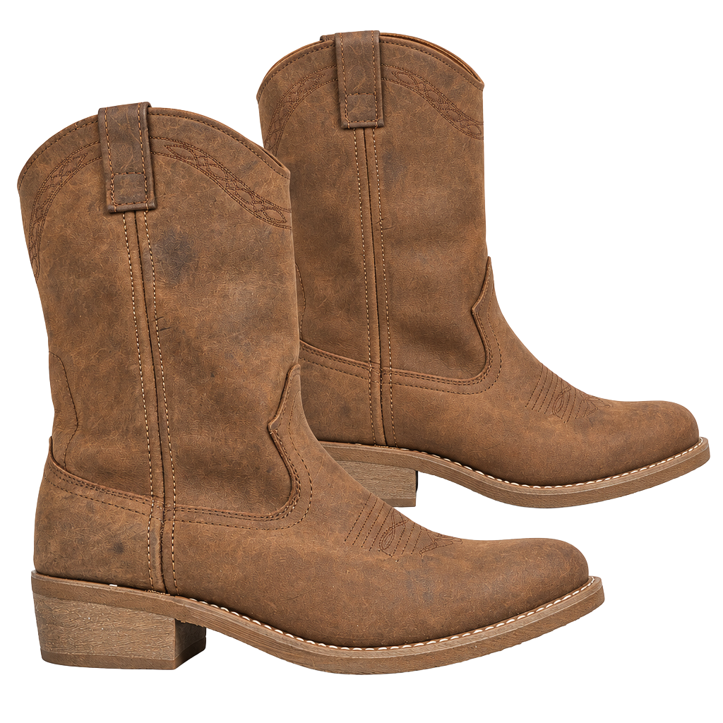 Masterson Leather Cowboy Boots Distressed Western Ranch Men’s 7.5 EW 1