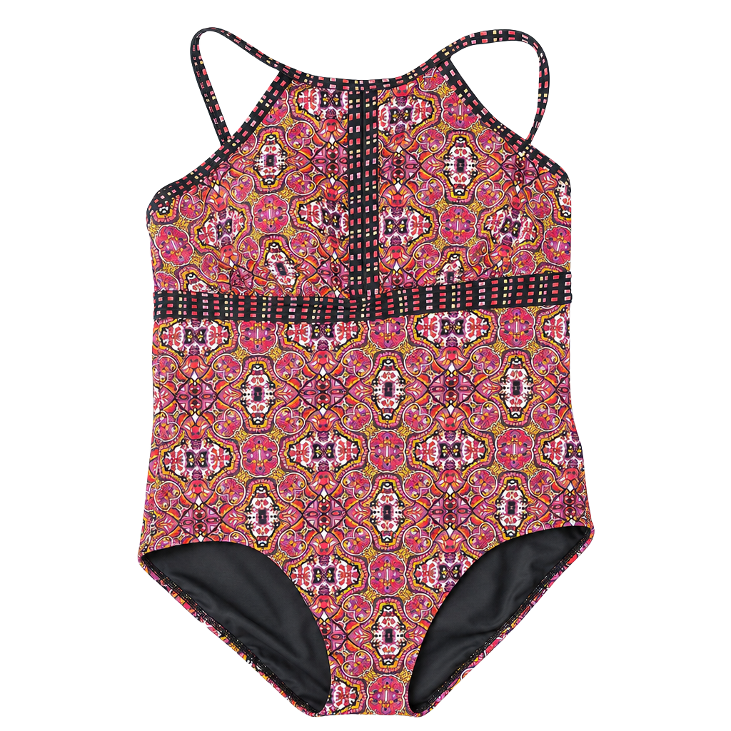Size 12 Lands' End Women's One Piece Swimsuit 1
