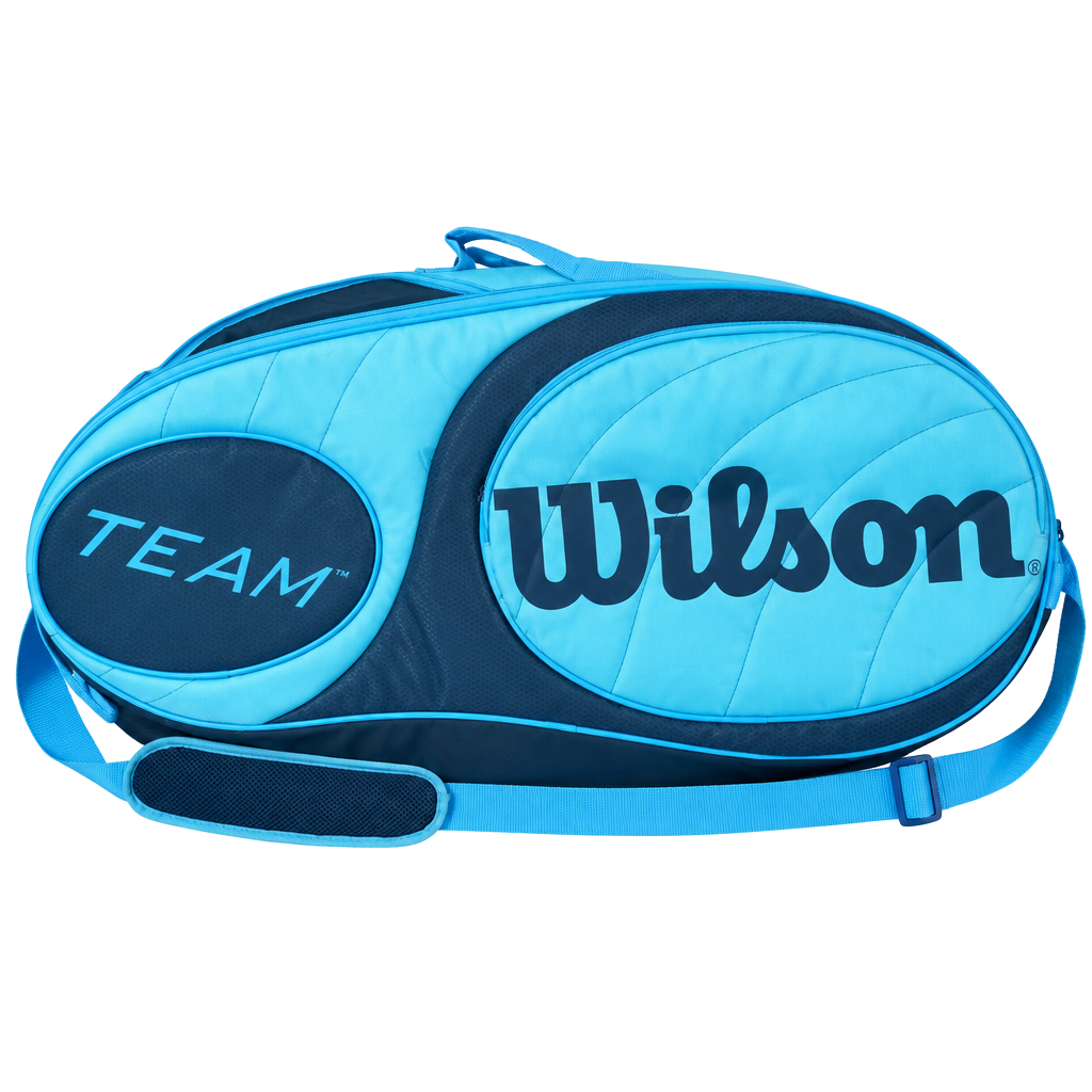 Wilson Team Tennis Racquet Bag Blue Black 1