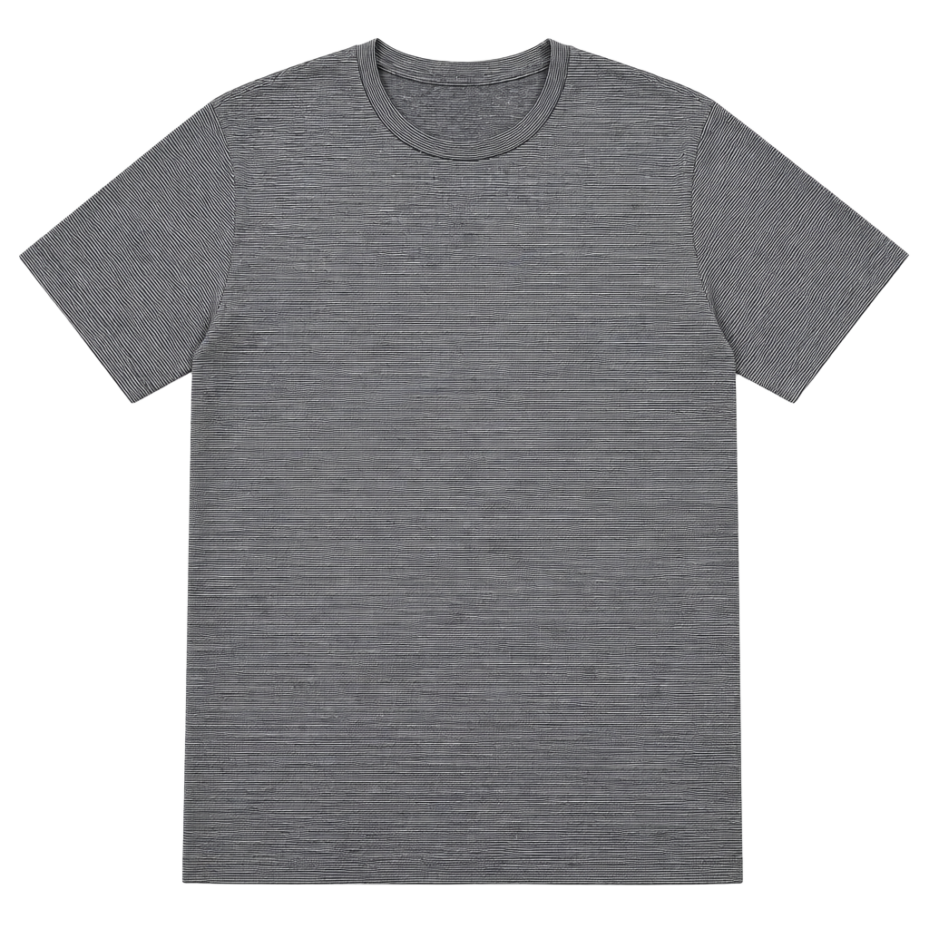 Zara Man Basic Striped Cotton-Blend T-Shirt 1