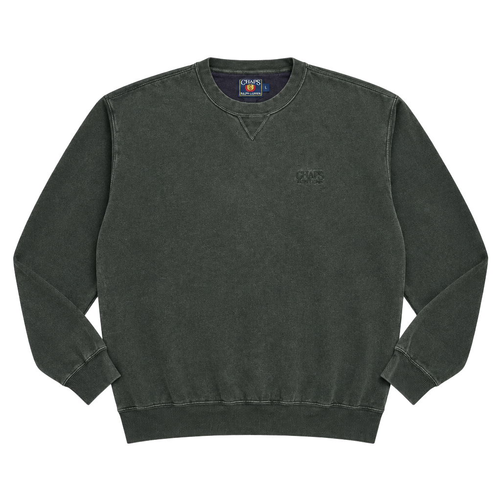 Vintage Chaps Ralph Lauren Sweatshirt Size L Green Crewneck 1