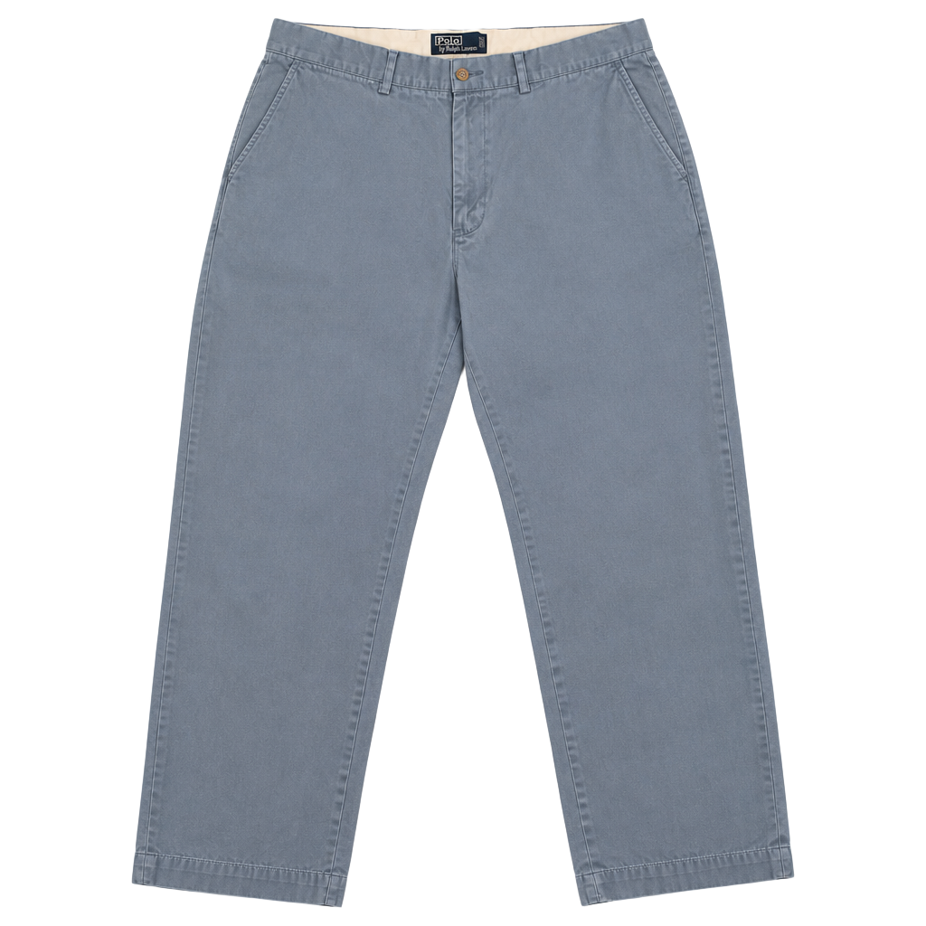 Polo By Ralph Lauren Cotton Chinos Size 34x34 Light Blue Pants 1
