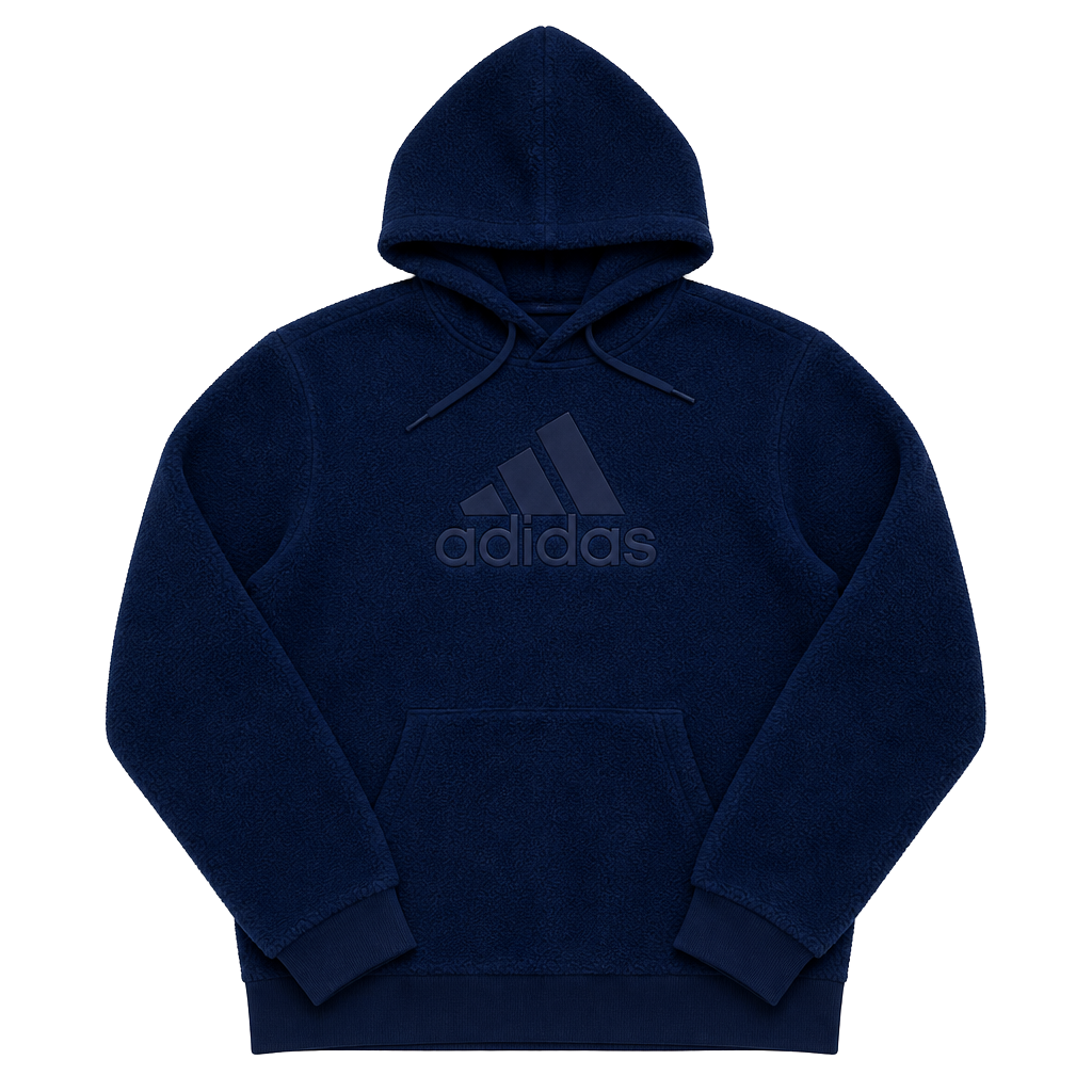 Adidas Men's Athletics Sherpa Winter Hoodie Black Size L 1