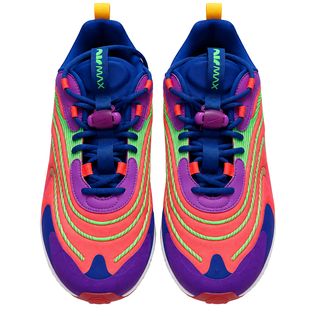 Nike Air Max 270 React Eng Laser Crimson Orange Purple 1