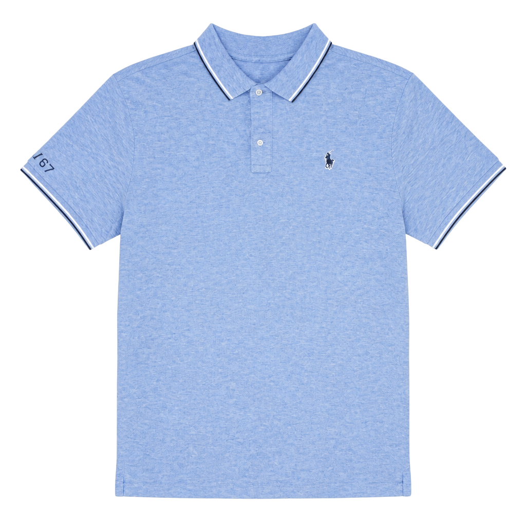 Polo Ralph Lauren Polo Shirt Size L Classic Fit Gray Short Sleeve 1