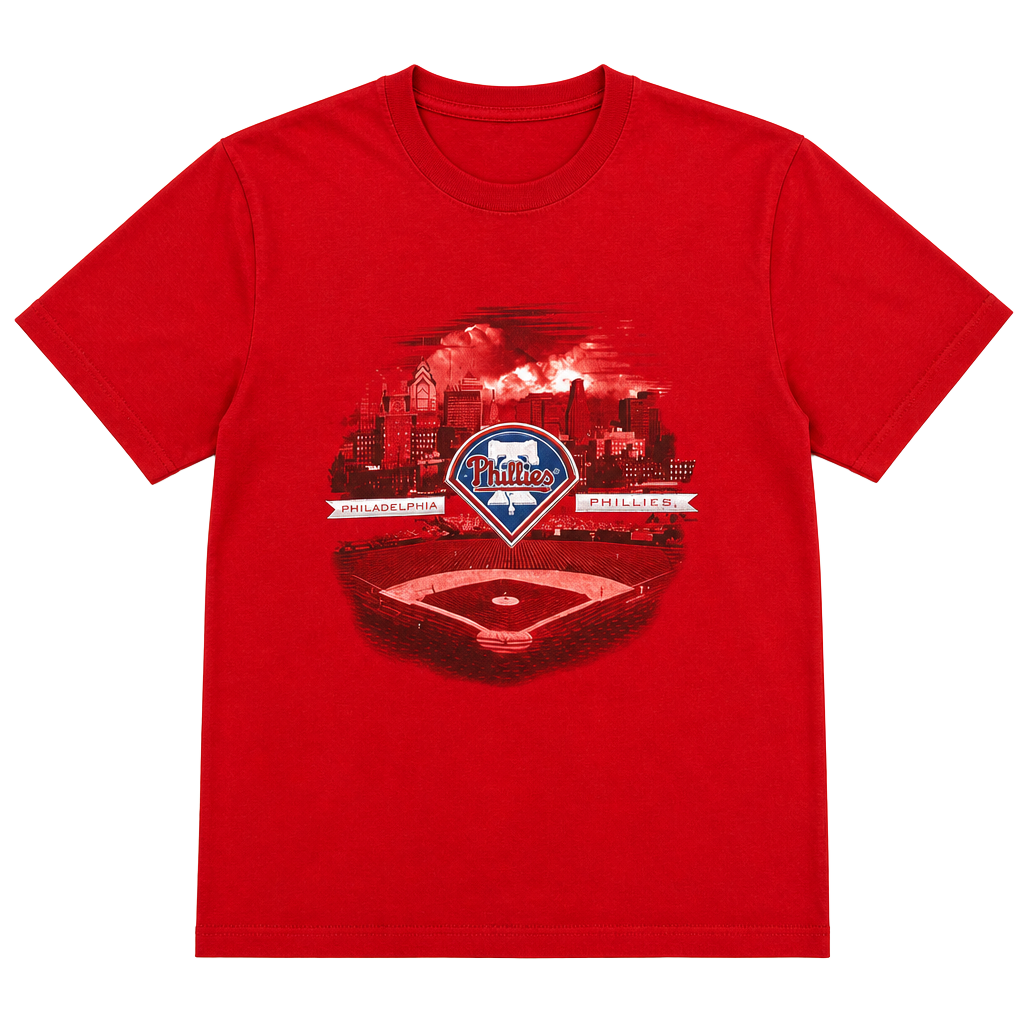 Majestic 2008 MLB Philadelphia Phillies Citizens Bank Park Stadium T-Shirt Large 1