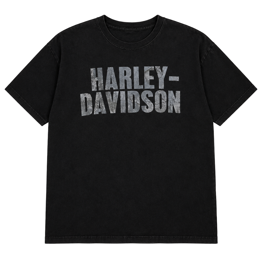 Harley Davidson Graphic T-Shirt Black Mt. Vernon IL 2006 Vintage Size XL 1