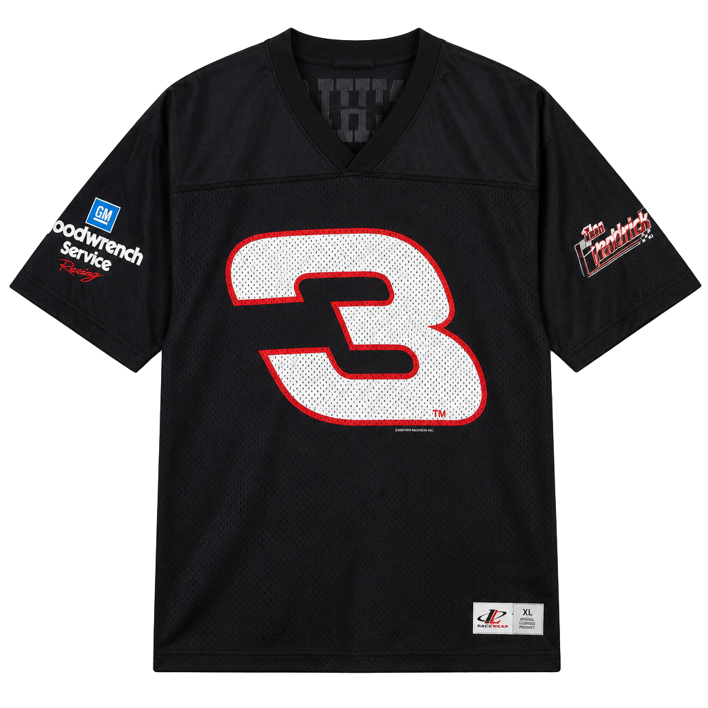 Logo Athletic Dale Earnhardt Sr 3 Jersey Size L Black Nascar Vintage 1