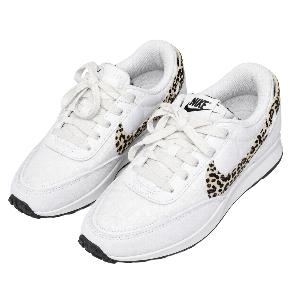 Nike Waffle Debut Leopard White Black Sneakers 1