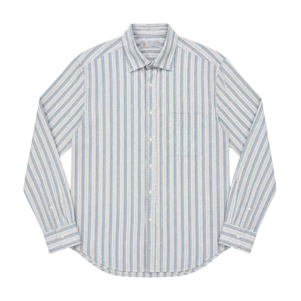 Missoni Blue Striped Long Sleeve Button Down Shirt Size M 1