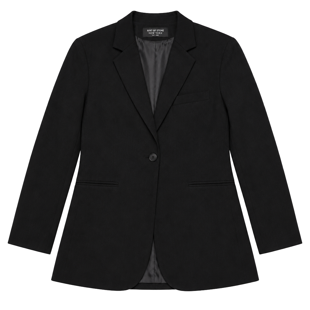 New York & Company Blazer Size 8 Black Suit Jacket 1