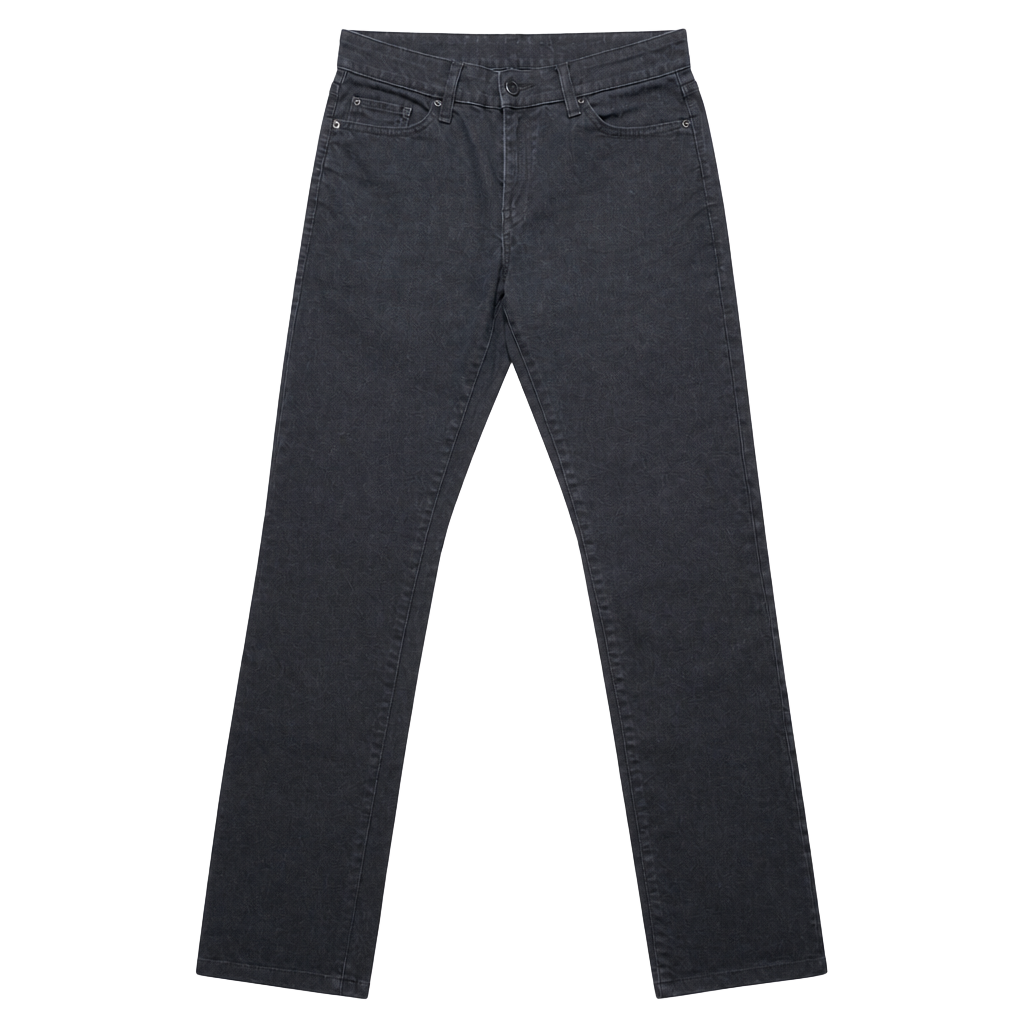 Levi's 552 Mid Rise Straight Black Denim Pants Size 6 1