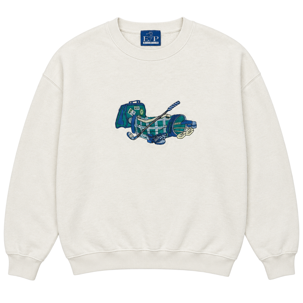 Antigua Tulane Wave Logo Victory Crewneck Pullover Sweatshirt 1