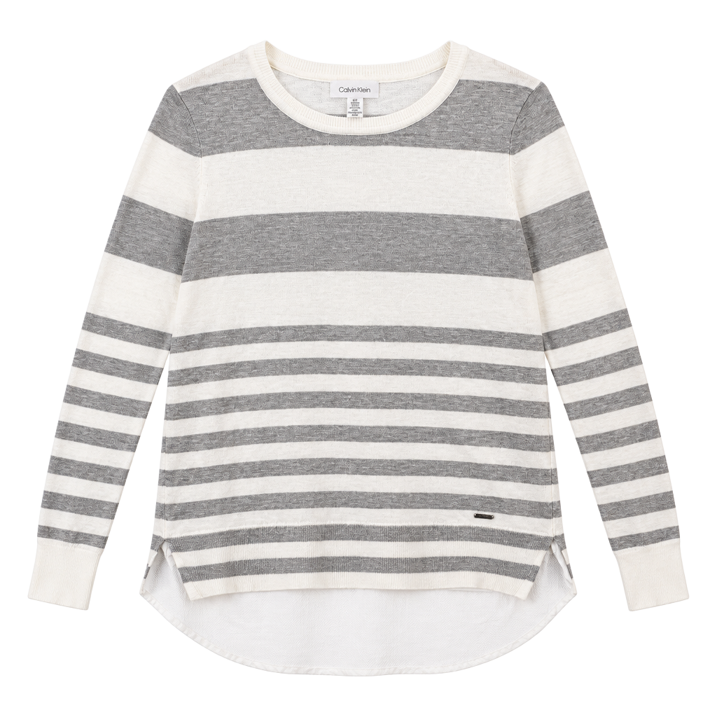Calvin Klein Women's Striped top Size M NWT 1