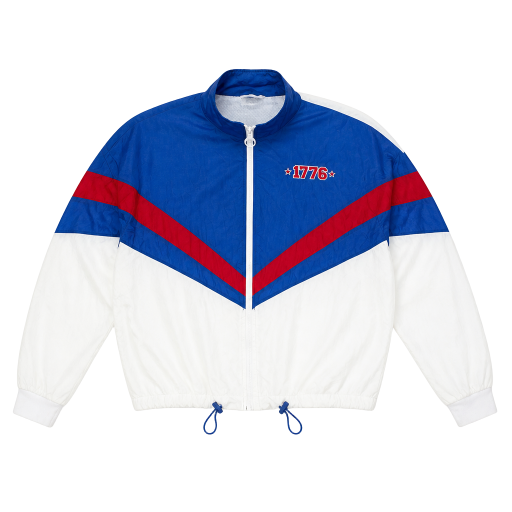 Vintage 1776 Revolutions 33 Windbreaker Bomber Jacket Size XS 1