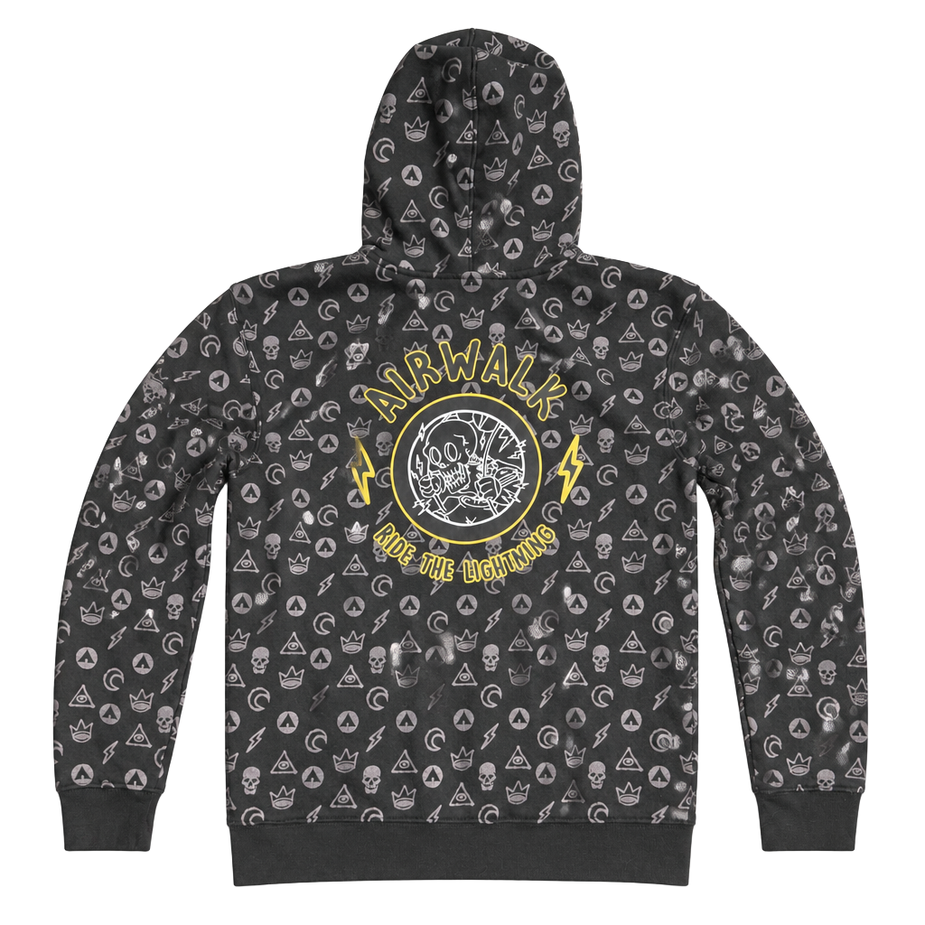 Airwalk Ride the Lightning Fleece Pullover Hoodie 1