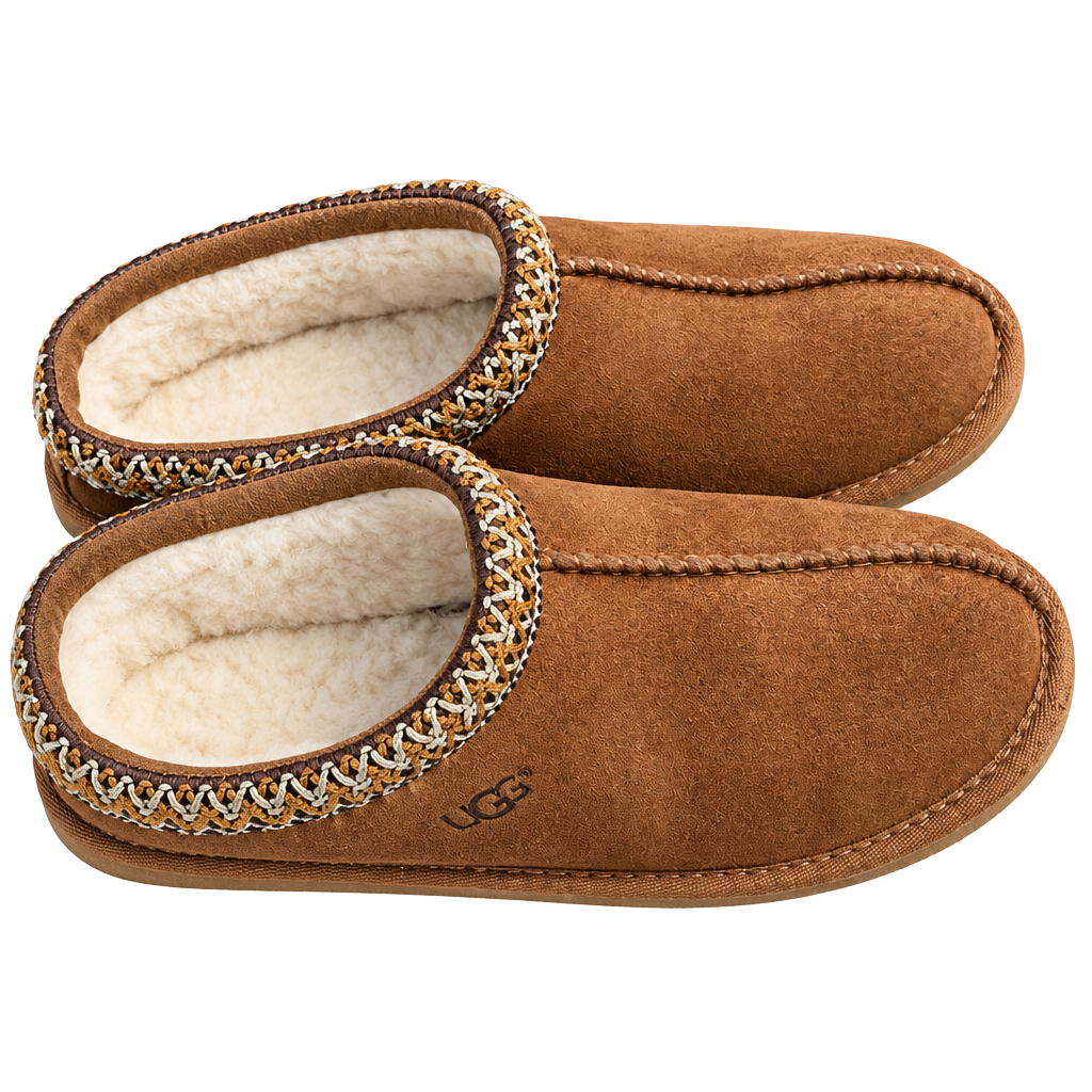 UGG Tasman Slipper Size 4 Chestnut Suede 1