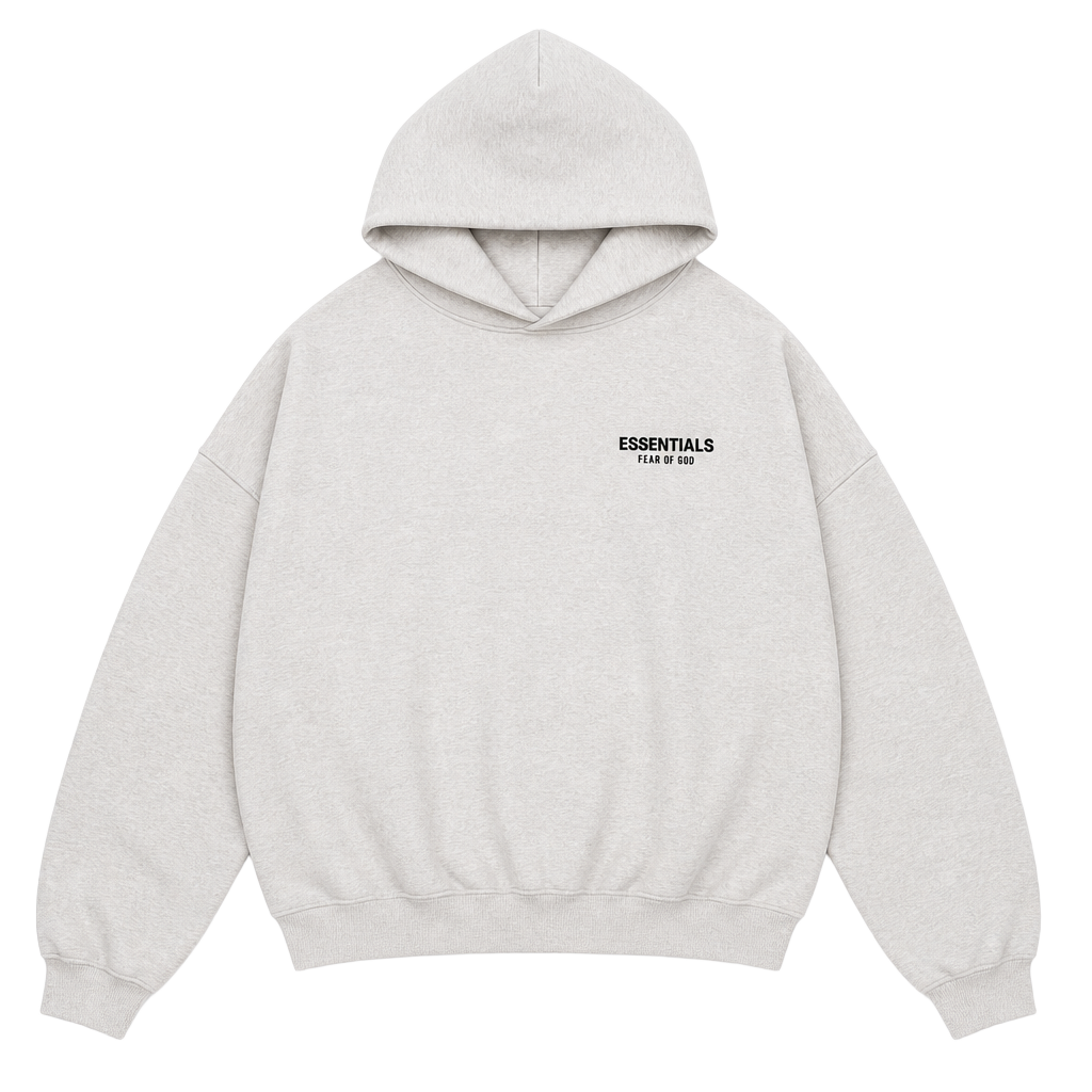 Fear of God Essentials Pullover Hoodie in Grey 1