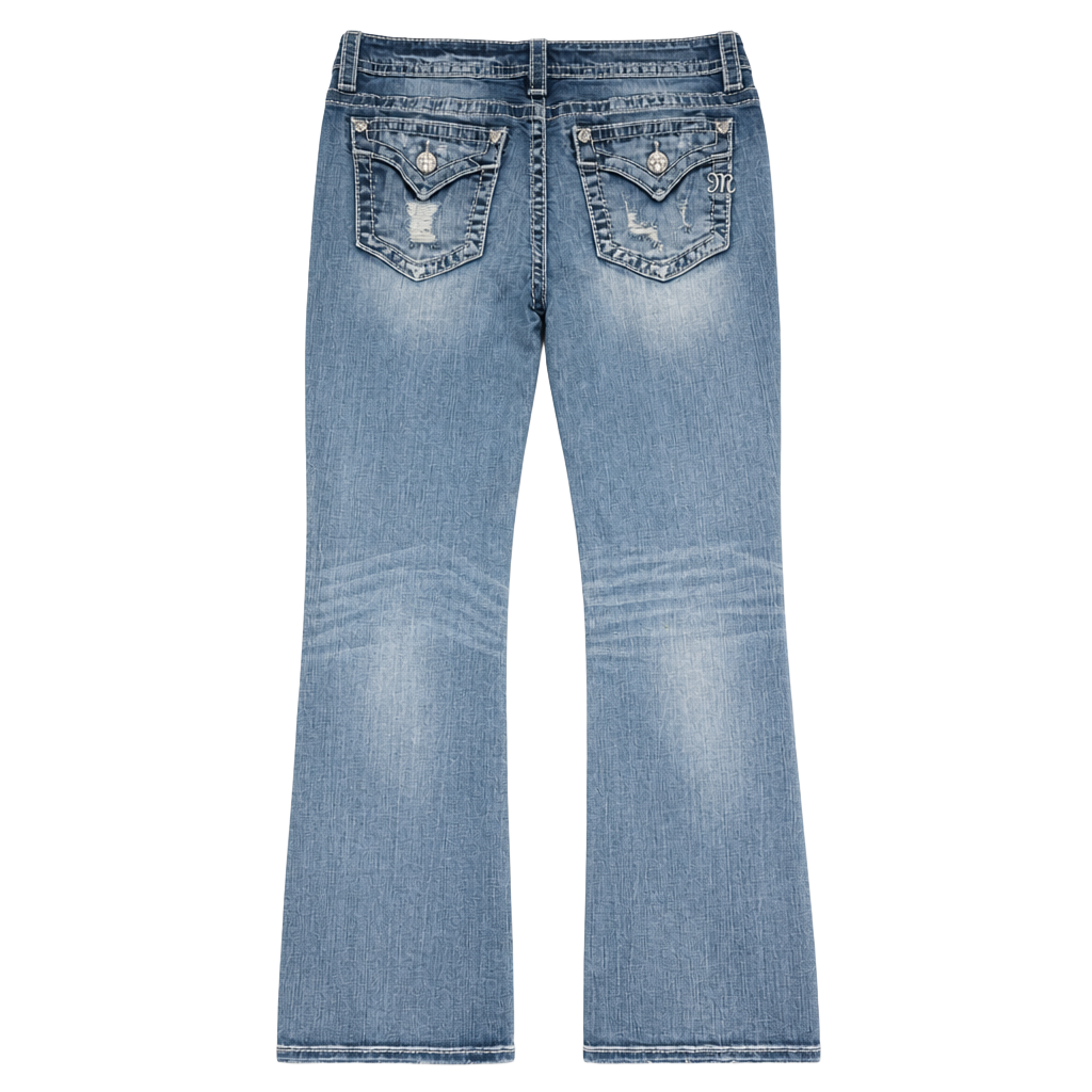Miss Me Women's Embellished Distressed Bootcut Jeans 1