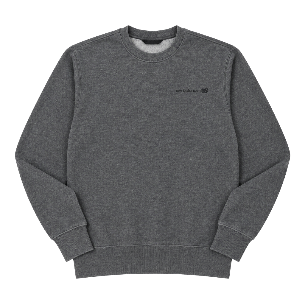 New Balance Sweatshirt Size S Dark Grey Logo Crewneck 1