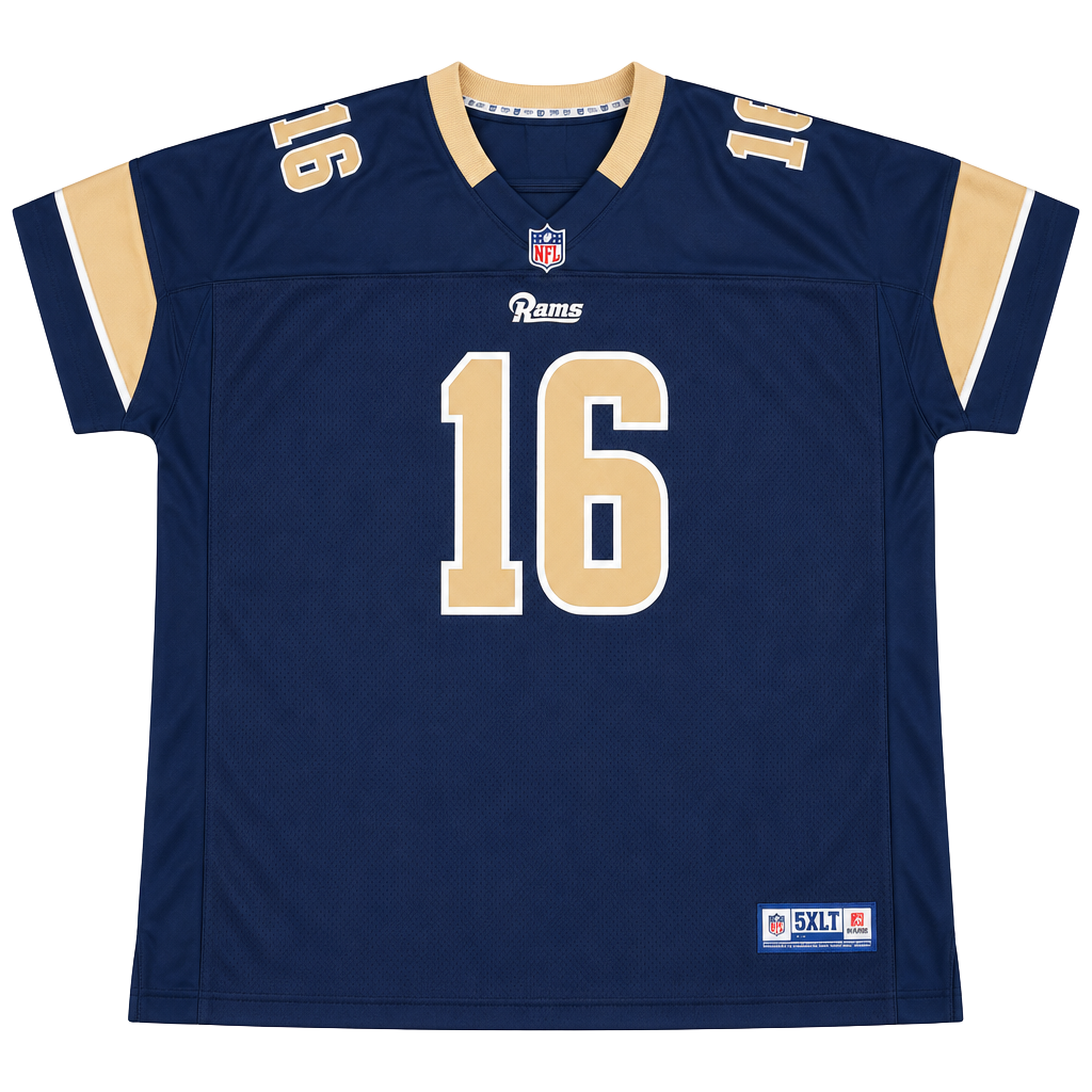 NFL Pro Line Los Angeles Rams Jared Goff 16 Jersey Size 5XL-T Blue 1