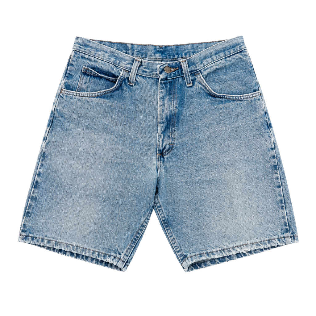 Wrangler Relaxed Fit Denim Jean Shorts 33 Reg Light Wash Jorts 1
