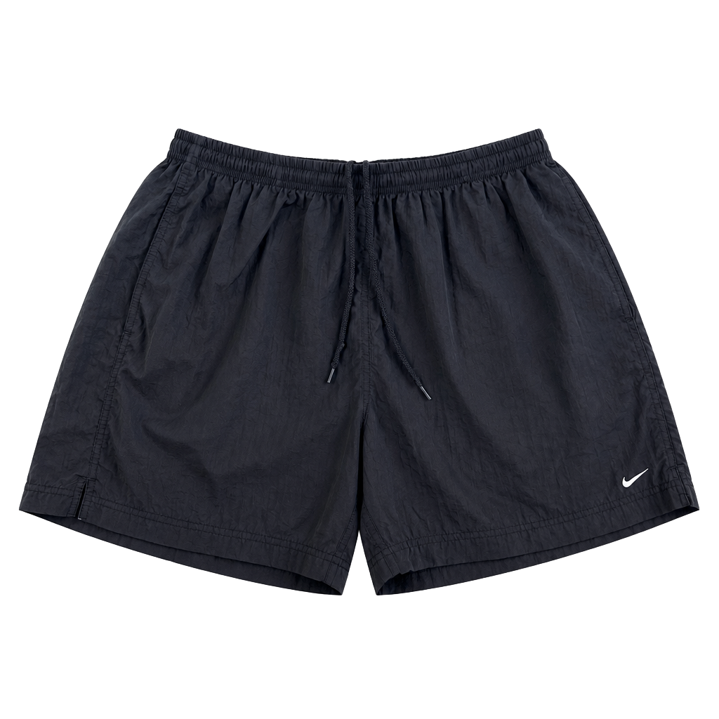 Vintage 90s Nike Black Nylon Running Gym Shorts 1