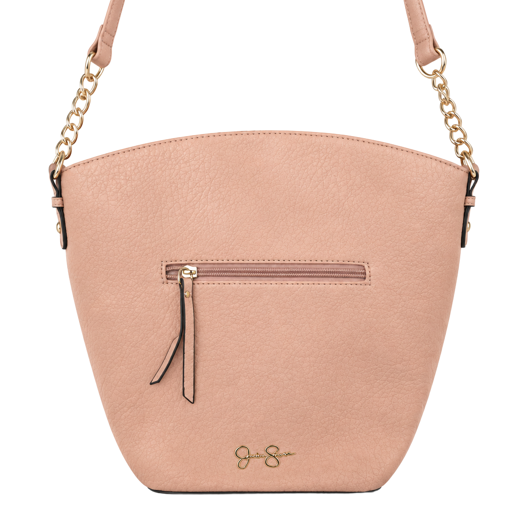 Jessica Simpson Peach Sand Whitney Crossbody Bag. 1