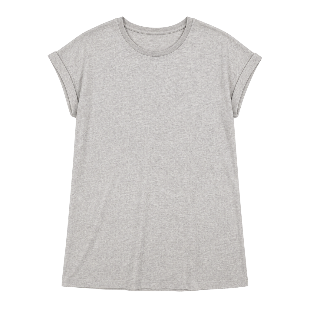 Primark Heather Gray Extended Shoulder T-Shirt Dress Size XL 1