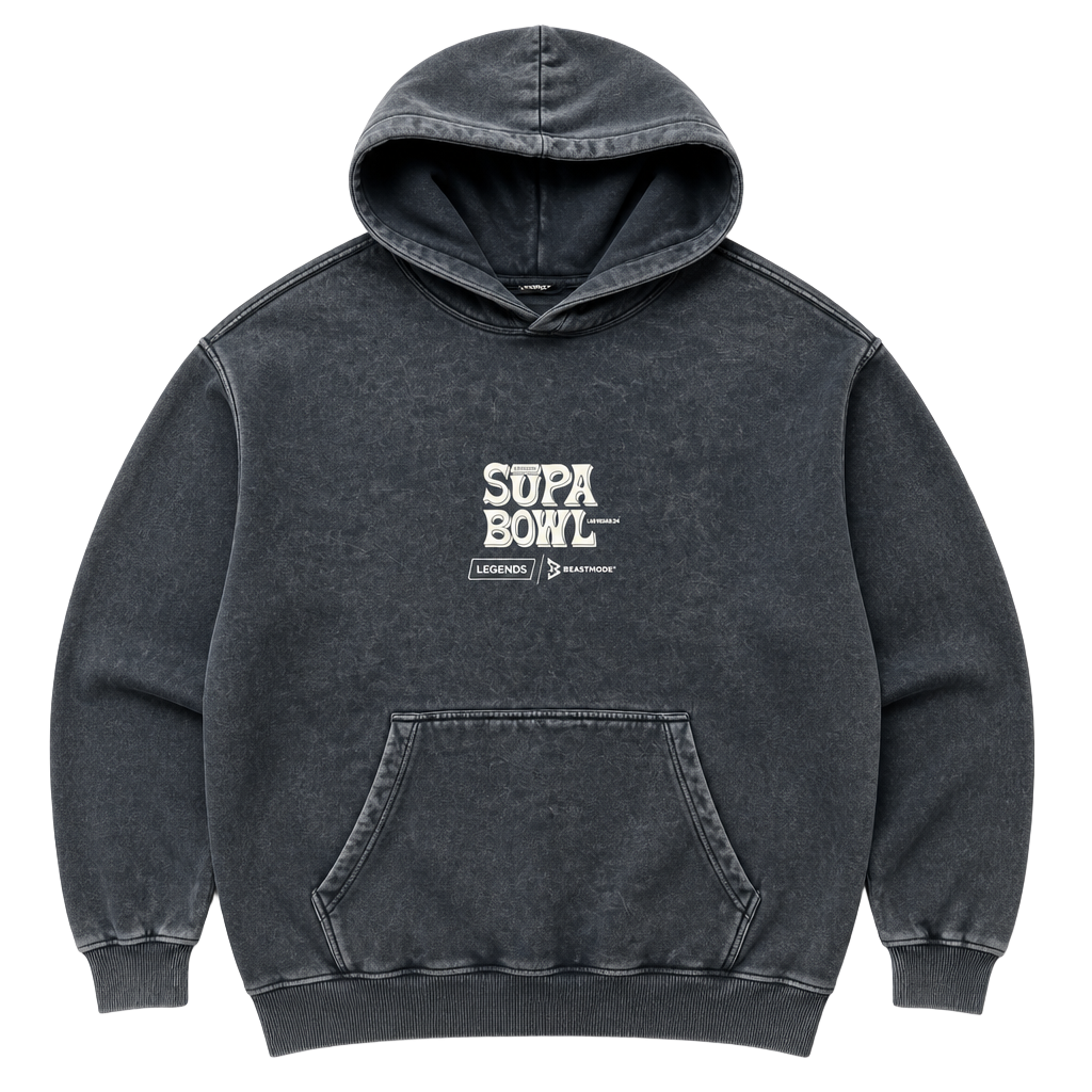 Legends x Beastmode Supa Bowl Vegas 24 Mineral Wash Hoodie 1