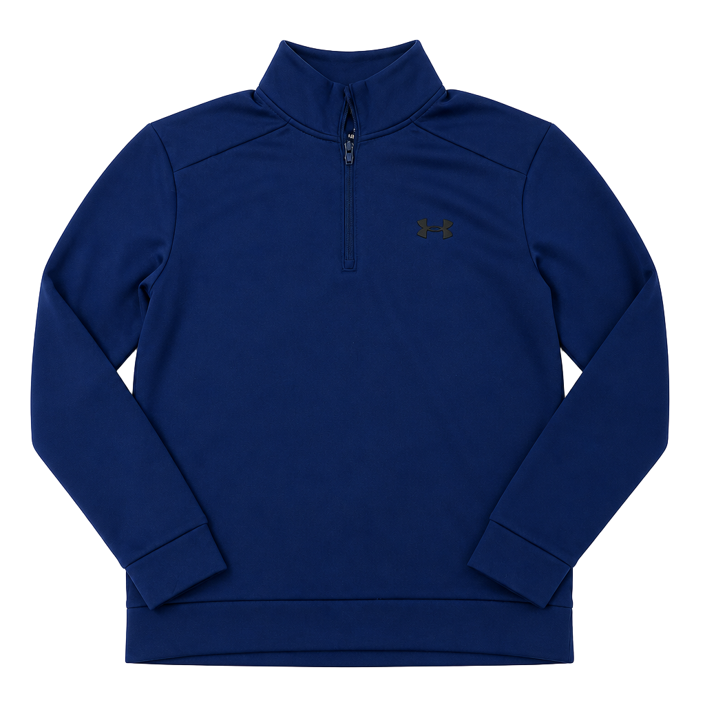 Under Armour Navy Blue Armour Fleece 1/4 Zip Pullover 1