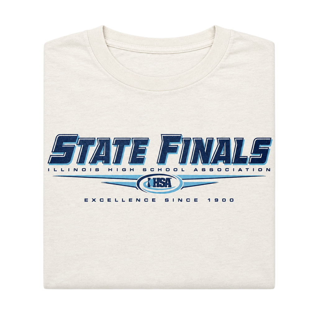 Gildan IHSA State Finals T-Shirt White Heavy Cotton 1