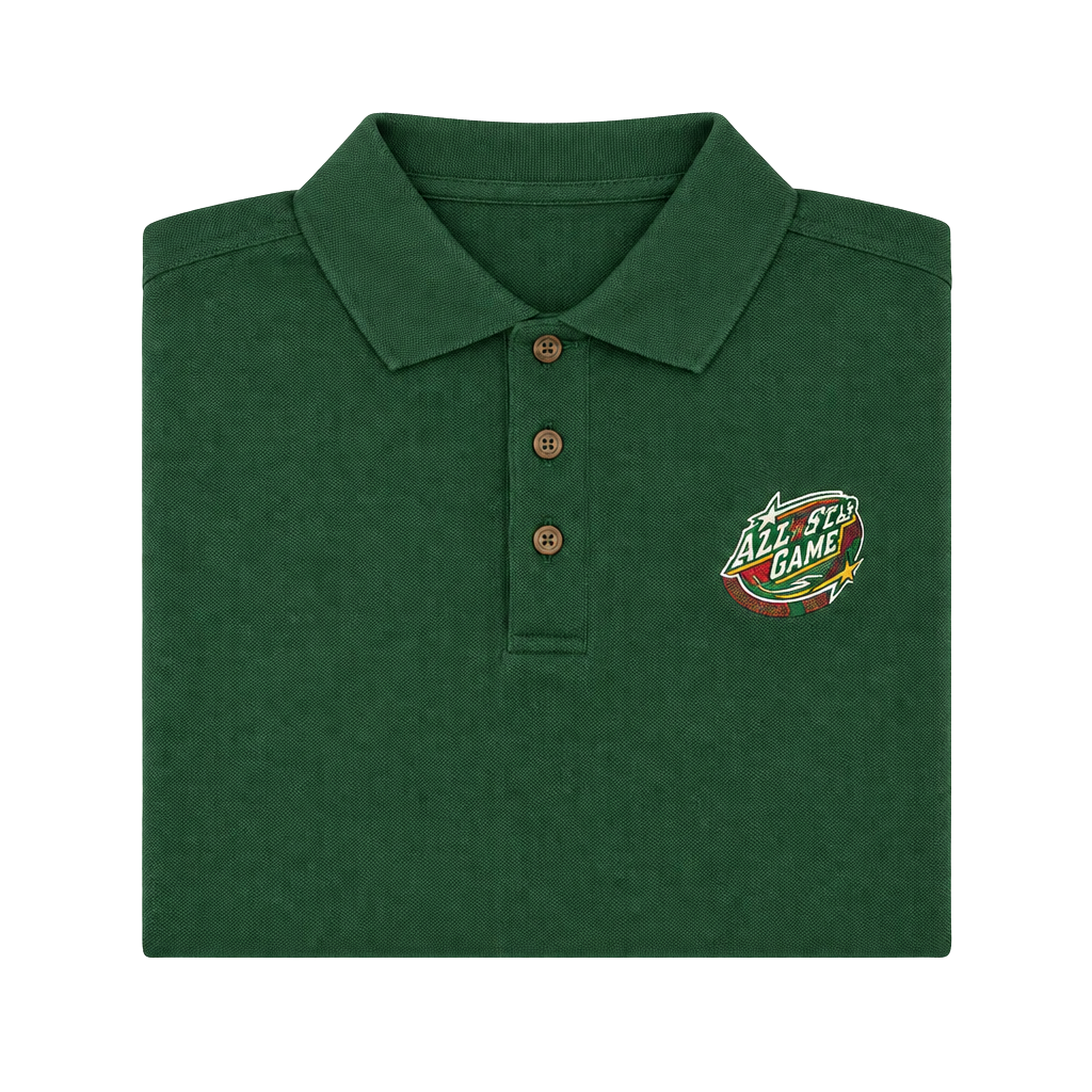 Antigua Green All Star Game Polo Shirt 1