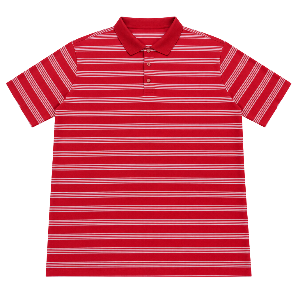 Nike Golf Polo Shirt Size XL Red Striped Dri-Fit Tour Performance 1