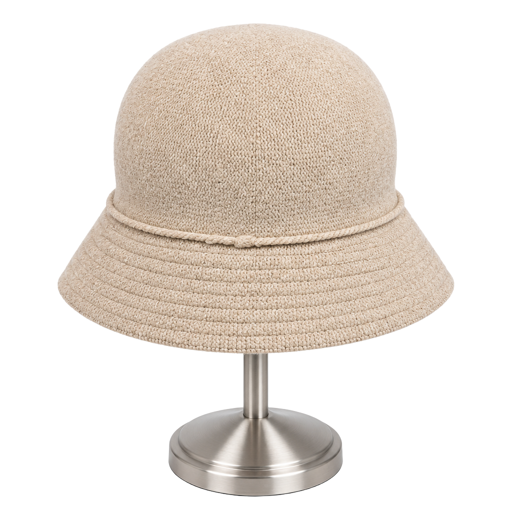 Banana Republic Knit Bucket Hat Size S/M Beige Wool Blend 1