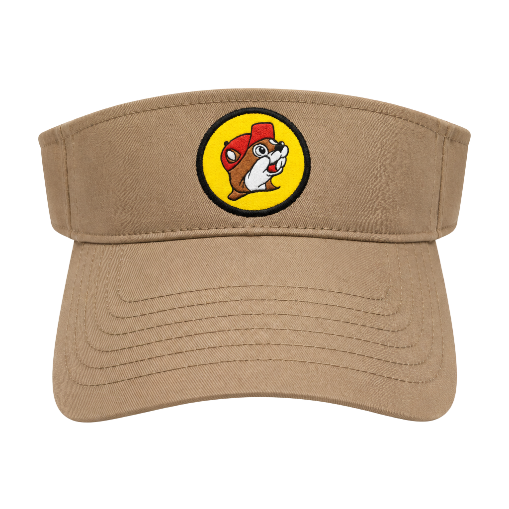 Buc-ee's Tan Visor Hat 1