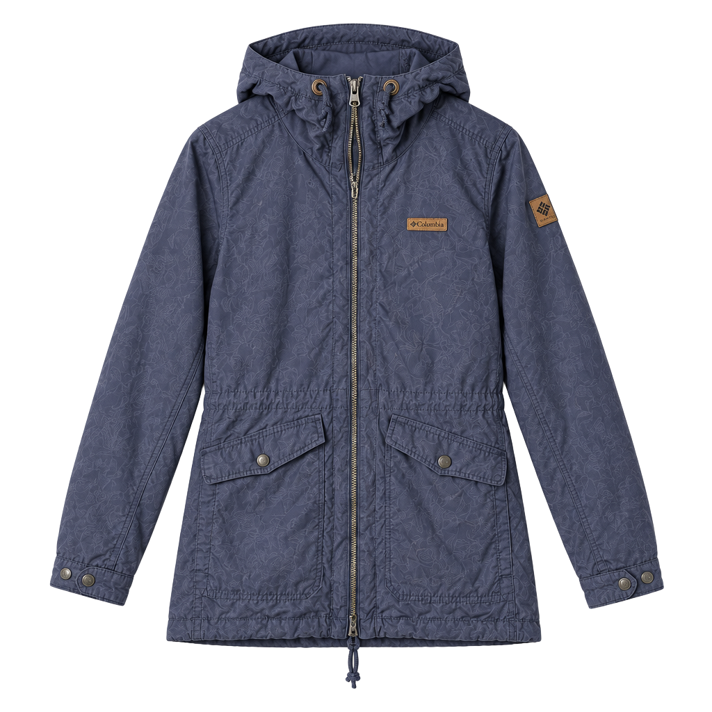 Columbia Cultus Lake Hooded Jacket Blue Cotton 1
