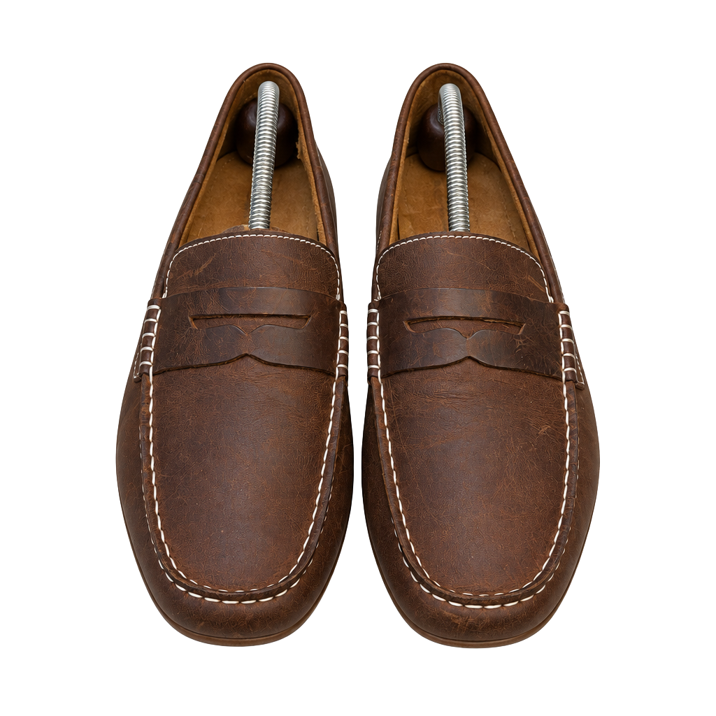 Born Andes Leather Penny Loafer Brown 1