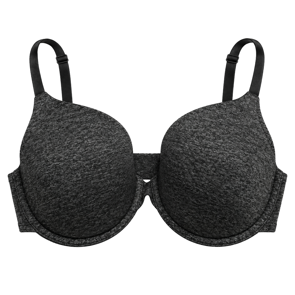 Victoria's Secret Uplift Semi-Demi Bra Size 32DD Charcoal Heather 1