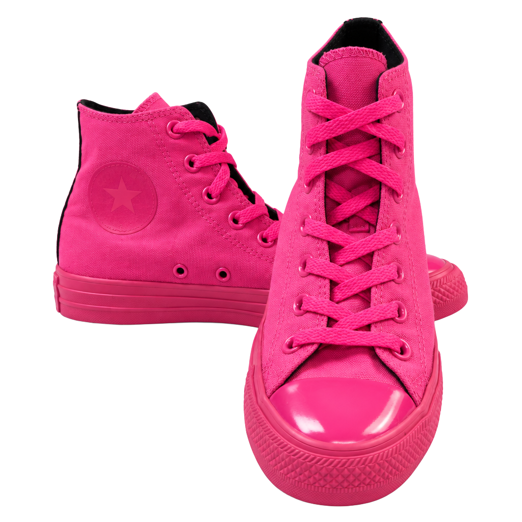 Converse Chuck Taylor All Star High Top Pink Sneakers 1
