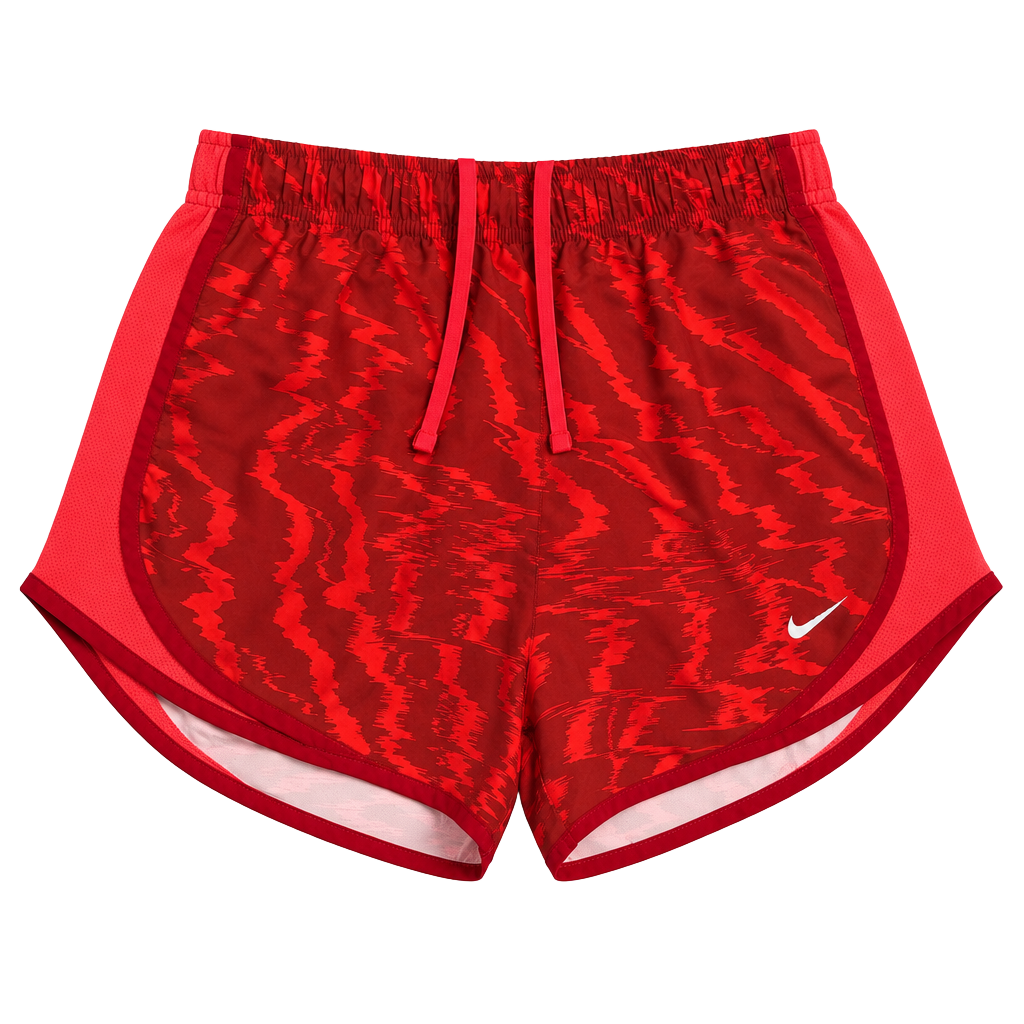 Nike Dri-Fit Running Shorts Size S Red Patterned Activewear 1