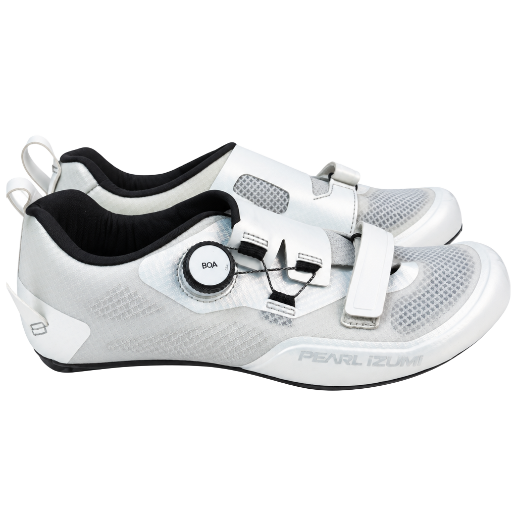 Pearl Izumi Cycling Shoes Size 44.5 White BOA Closure 1