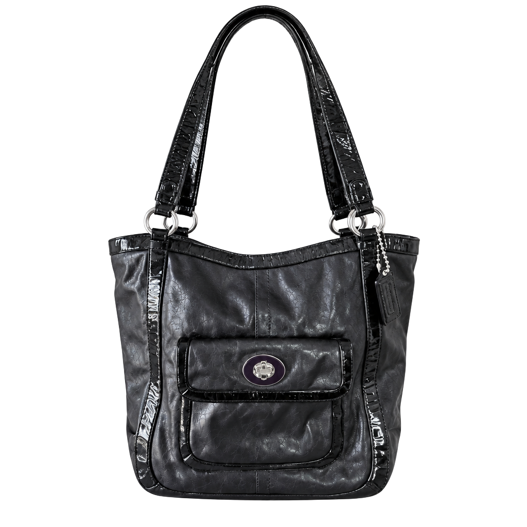 Y2K Coach Cricket Turnlock Tote **PROJECT** 1